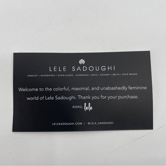 ~Lele Sadoghi Soft Headband Set of 2 with Storage Pouch NWT - Picture 8 of 8